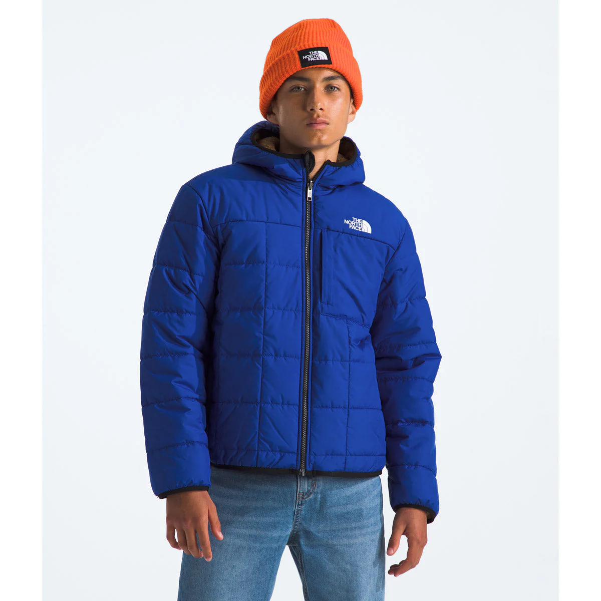 Boys' Reversible Shasta Full Zip Hooded Jacket - Image 6