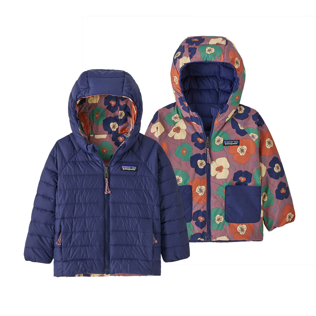 Baby Reversible Down Sweater Hoody - Image 2