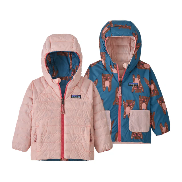 Baby Reversible Down Sweater Hoody - Image 5