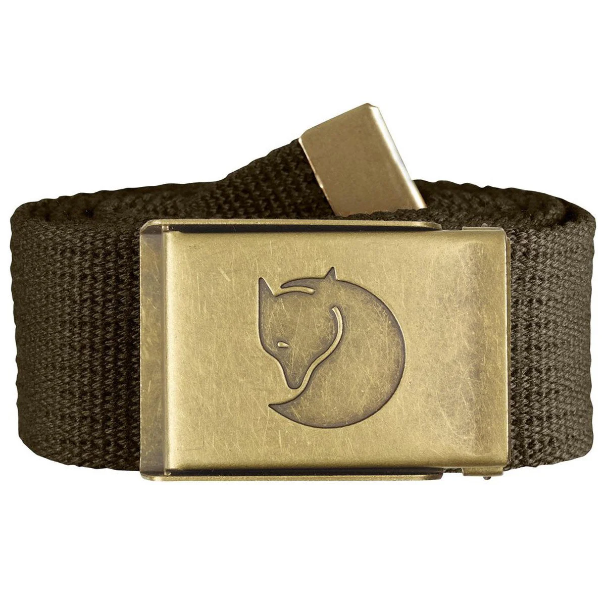 Canvas Brass Belt - 4 cm - Image 2