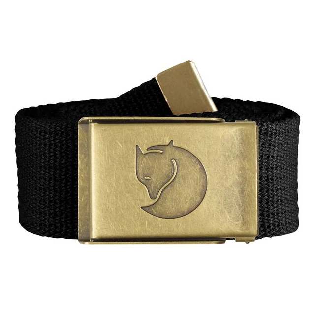 Canvas Brass Belt - 4 cm - Image 4
