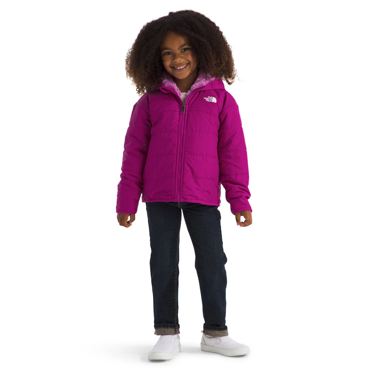Kids' Girls' Reversible Shasta Full Zip Hooded Jacket - Image 3