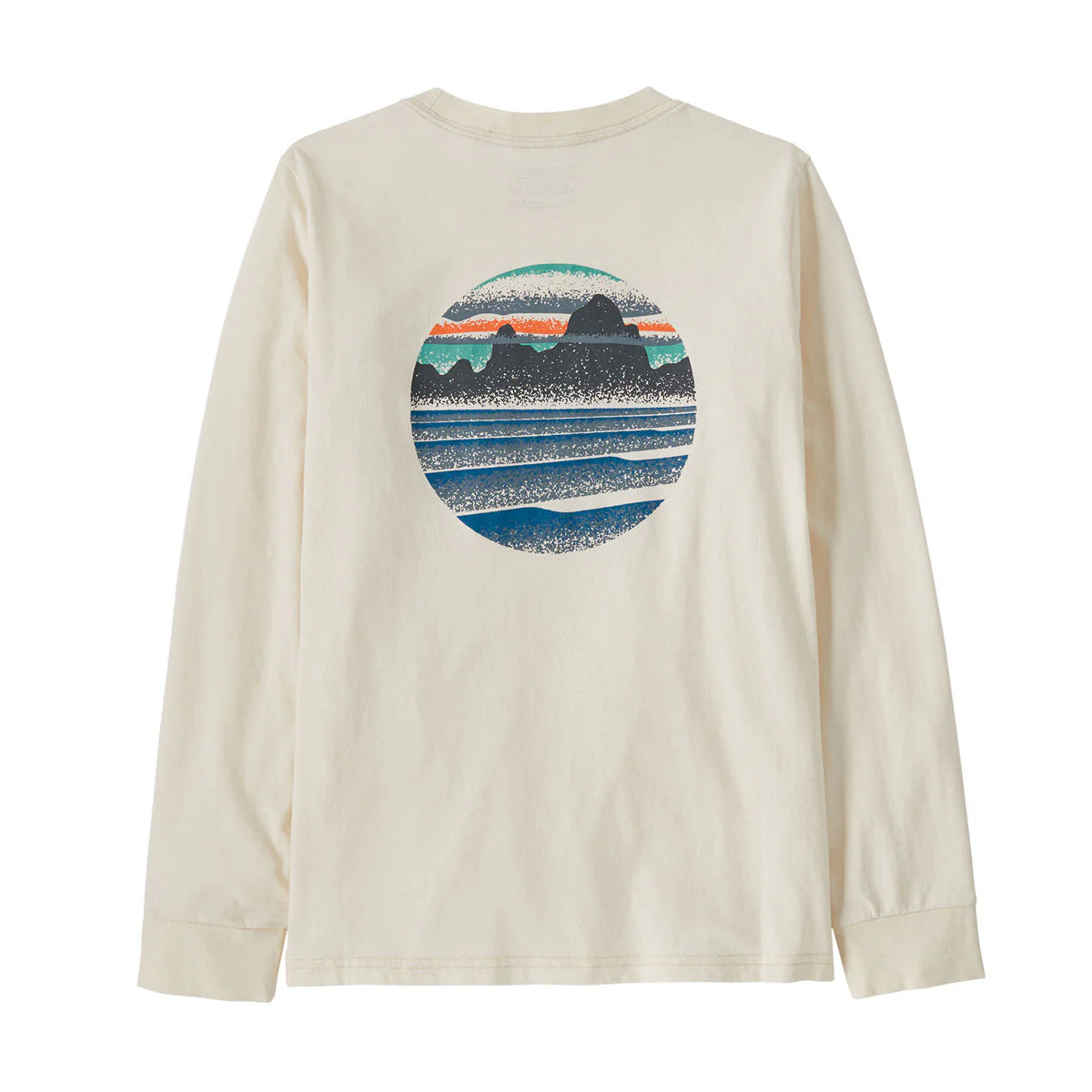 Kids' Long-Sleeved Skyline Stencil T-Shirt - Image 2