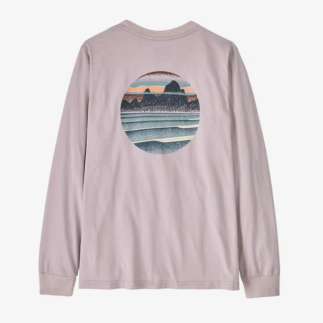 Kids' Long-Sleeved Skyline Stencil T-Shirt - Image 3