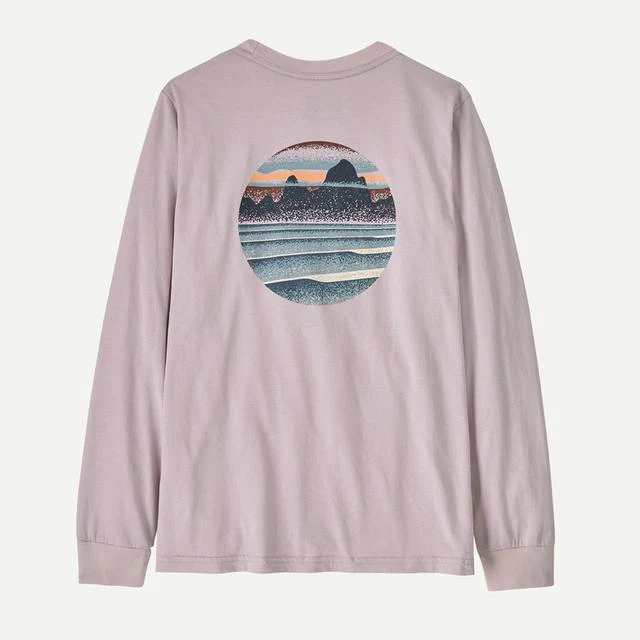 Kids' Long-Sleeved Skyline Stencil T-Shirt - Image 4
