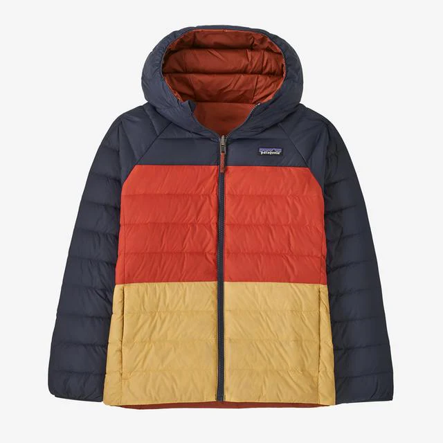 Kids' Reversible Down Sweater Hoody - Image 5