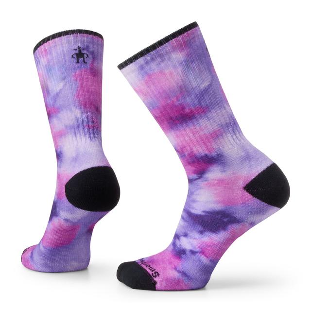 Athletic Far Out Tie Dye Print Targeted Cushion Crew Socks - Image 5