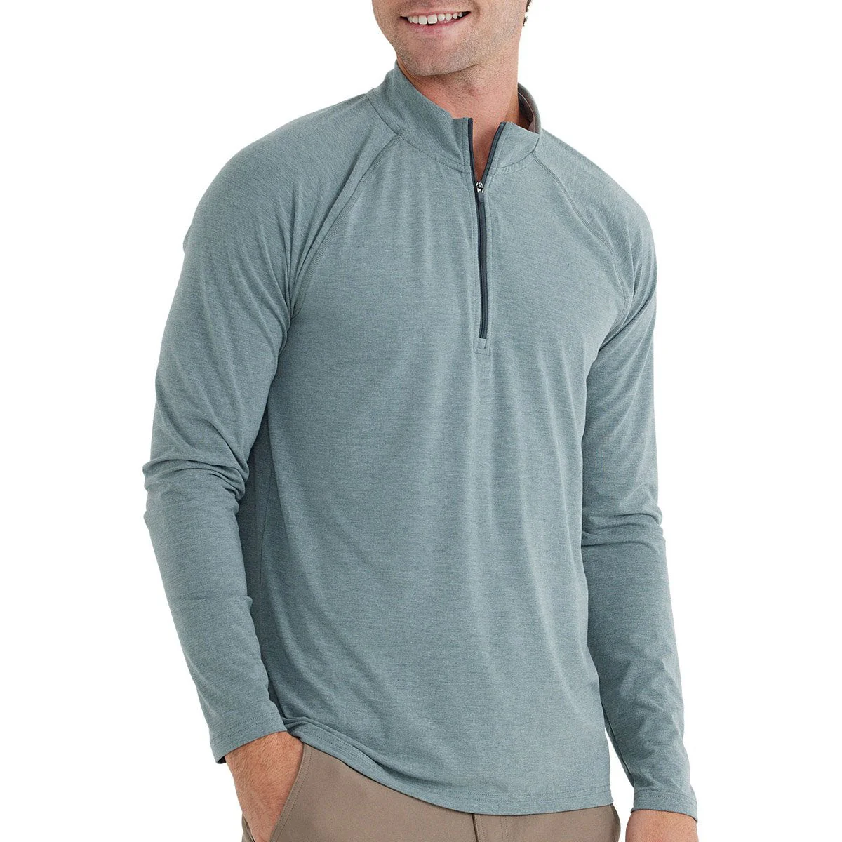 Men's Bamboo Flex Quarter Zip - Image 4