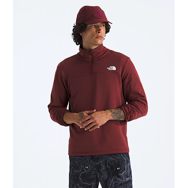 Men's Cedar Trail Grid Fleece ¼ Zip - Image 12