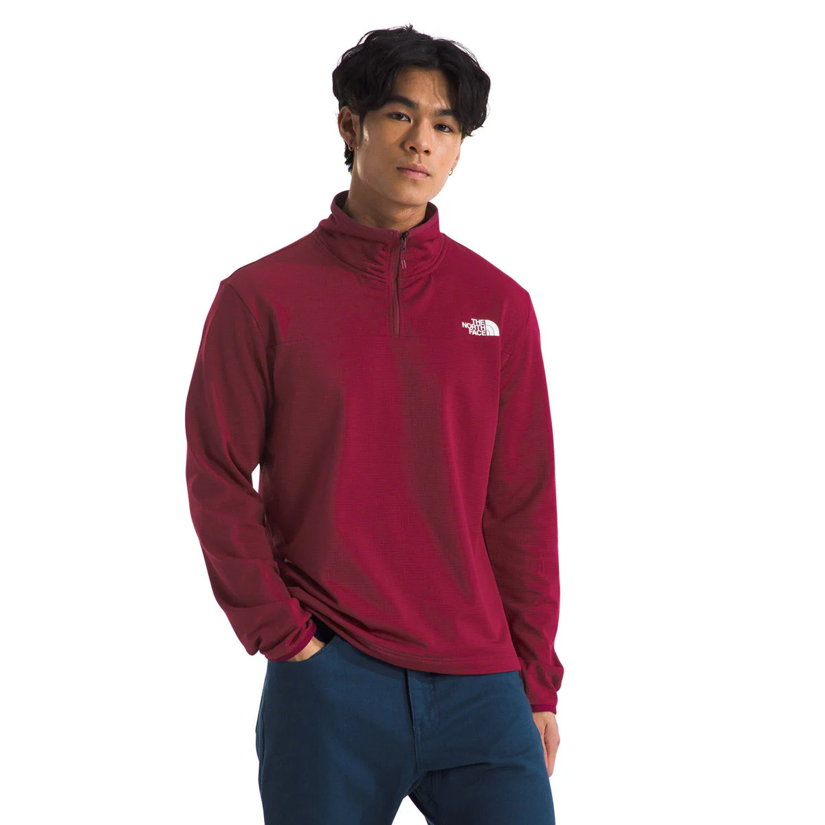 Men's Cedar Trail Grid Fleece ¼ Zip - Image 6
