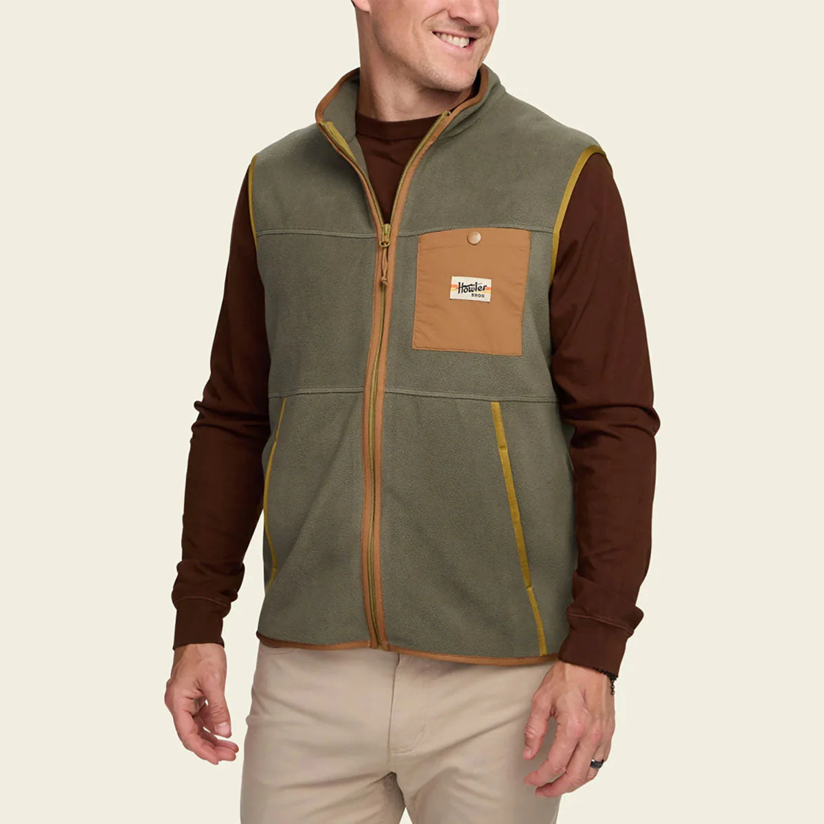 Men's Free Range Fleece Vest - Image 4