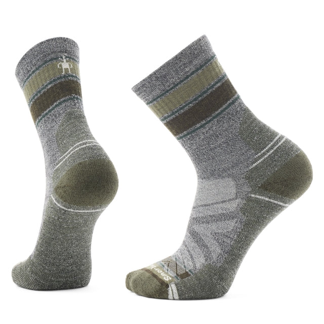 Men's Hike Light Cushion Striped Mid Crew Socks - Image 3