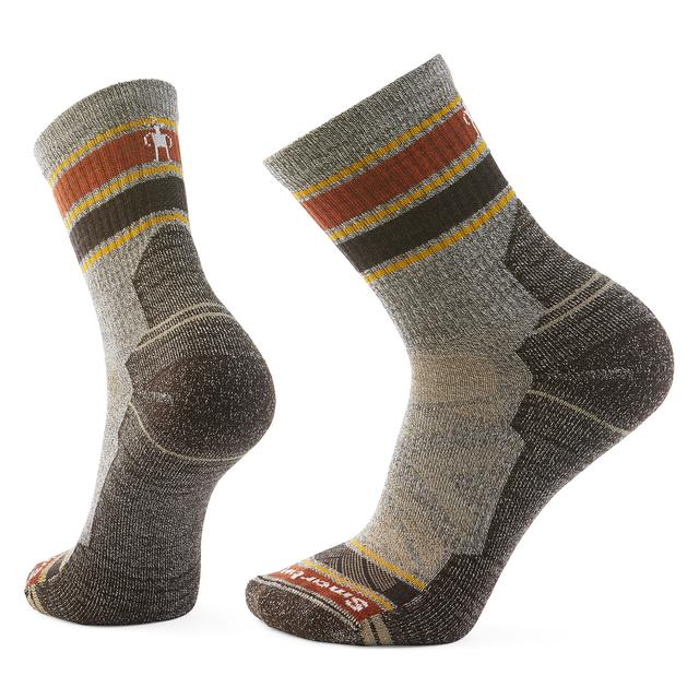 Men's Hike Light Cushion Striped Mid Crew Socks - Image 4
