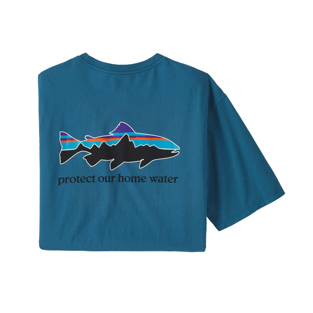 Men's Home Water Trout Organic T-Shirt - Image 2