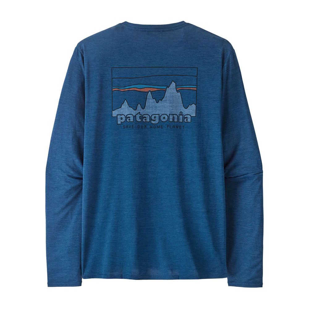 Men's Long-Sleeved Capilene Cool Daily Graphic Shirt - Image 13