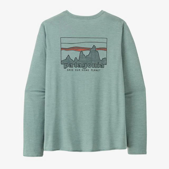 Men's Long-Sleeved Capilene Cool Daily Graphic Shirt - Image 9