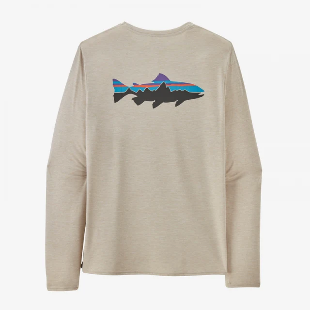 Men's Long-Sleeved Capilene Cool Daily Graphic Shirt - Waters