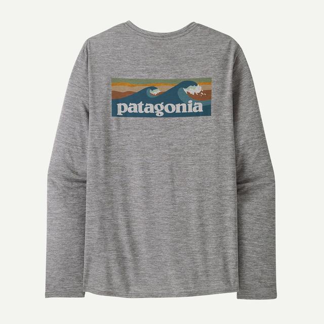 Men's Long-Sleeved Capilene Cool Daily Graphic Shirt - Waters - Image 10