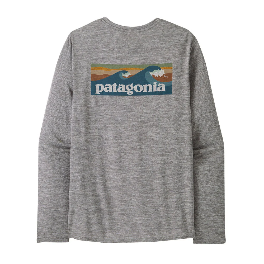 Men's Long-Sleeved Capilene Cool Daily Graphic Shirt - Waters - Image 11