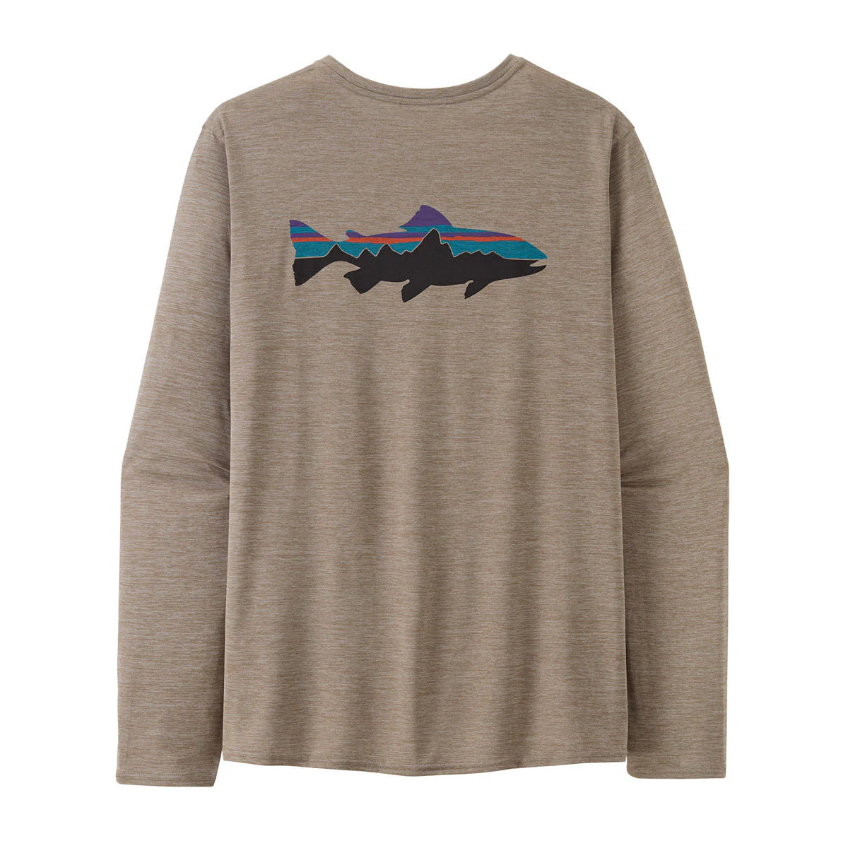 Men's Long-Sleeved Capilene Cool Daily Graphic Shirt - Waters - Image 4