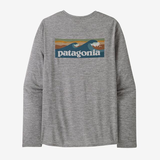 Men's Long-Sleeved Capilene Cool Daily Graphic Shirt - Waters - Image 6