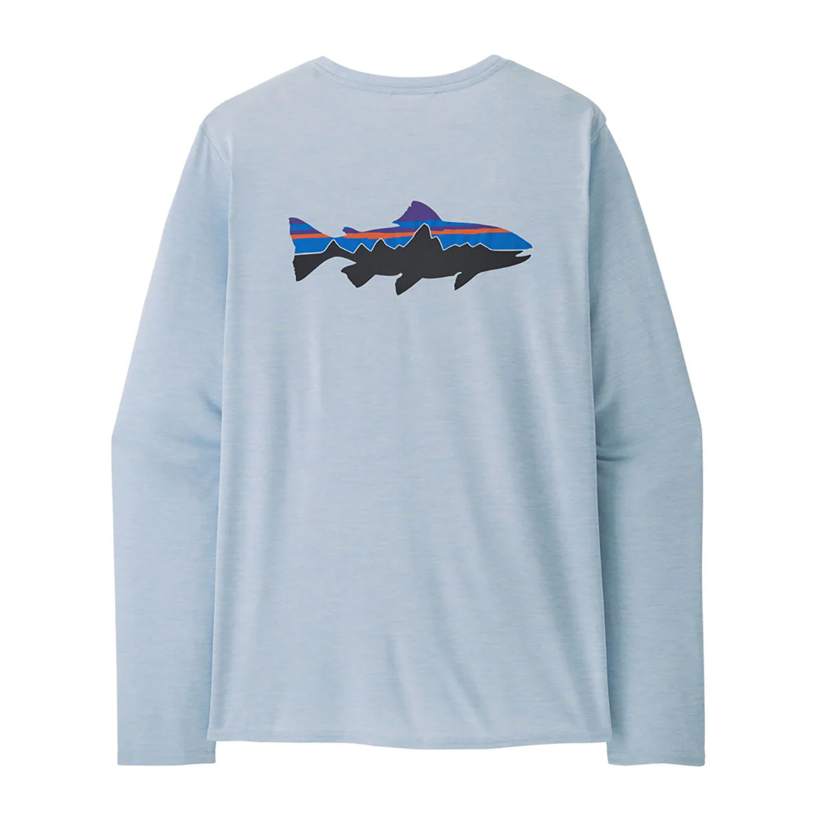 Men's Long-Sleeved Capilene Cool Daily Graphic Shirt - Waters - Image 8