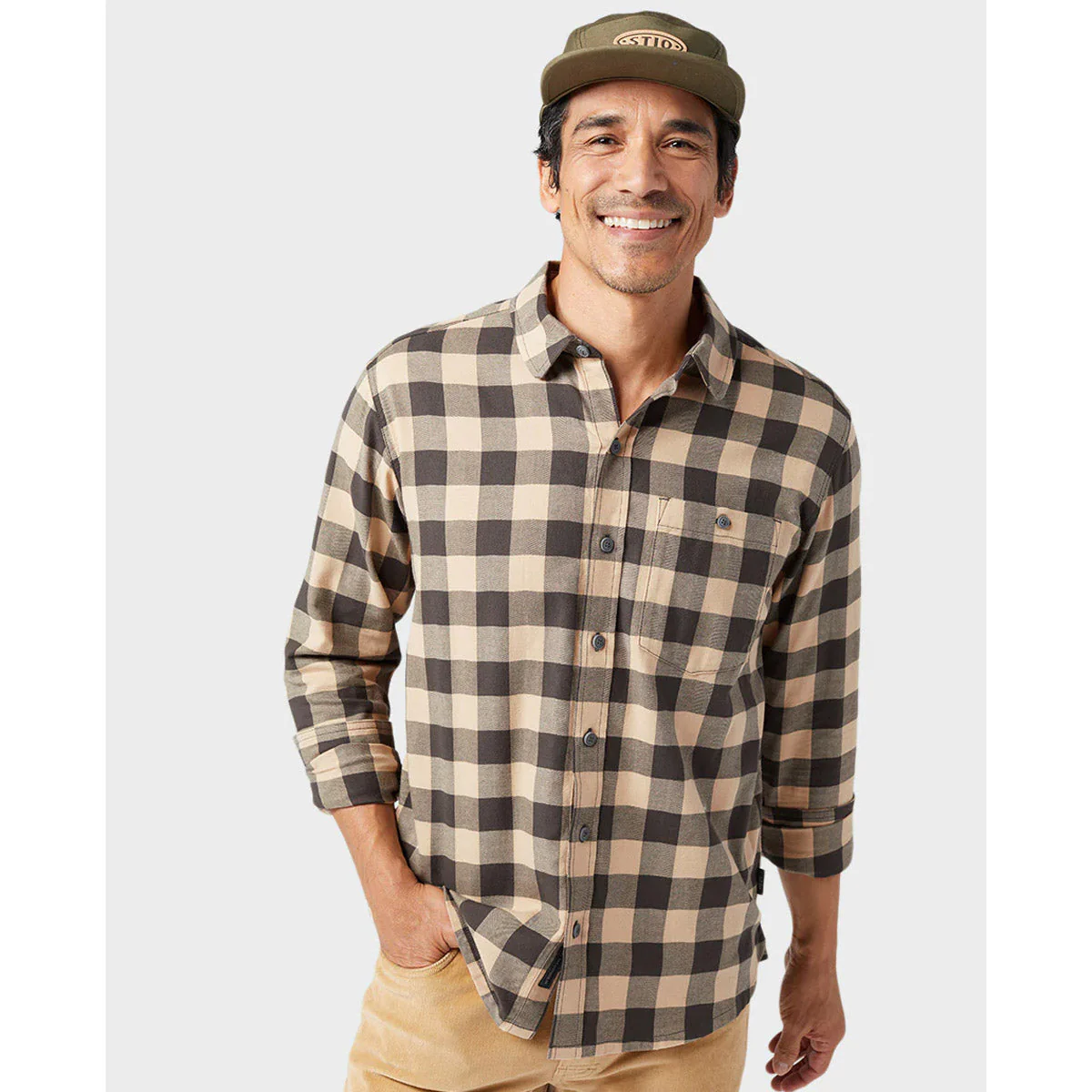 Men's Miter Stretch Lightweight Flannel Shirt - Image 2