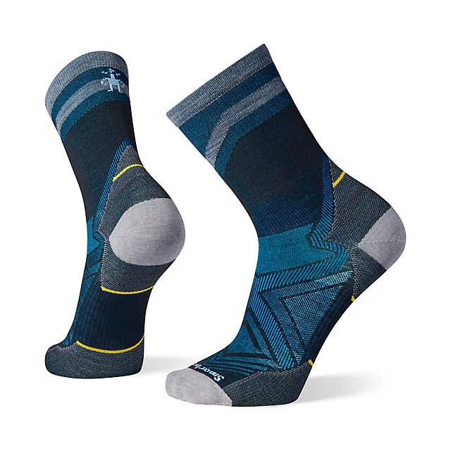 Men's Run Zero Cushion Mid Crew Pattern Socks - Image 3