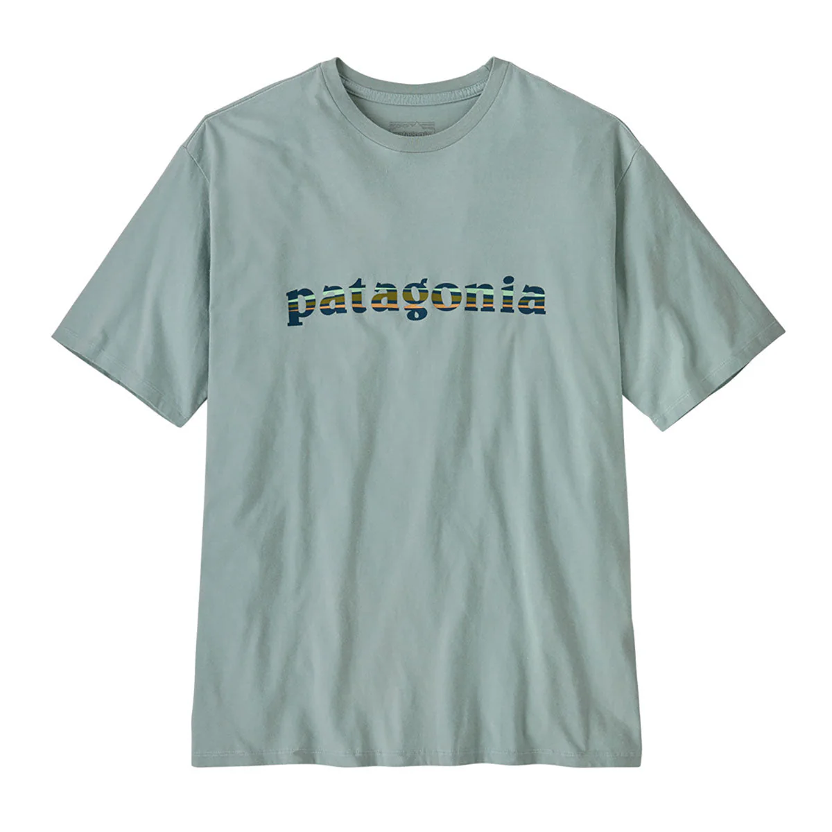Men's Short-Sleeved '73 Text Logo Organic T-Shirt - Image 2