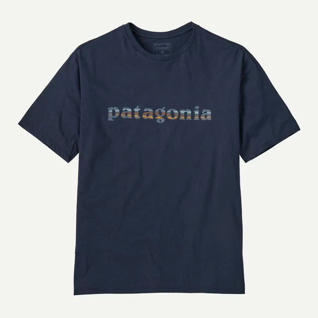 Men's Short-Sleeved '73 Text Logo Organic T-Shirt - Image 3
