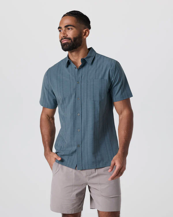 Men's Short Sleeve Bridge Button-Down - Image 4