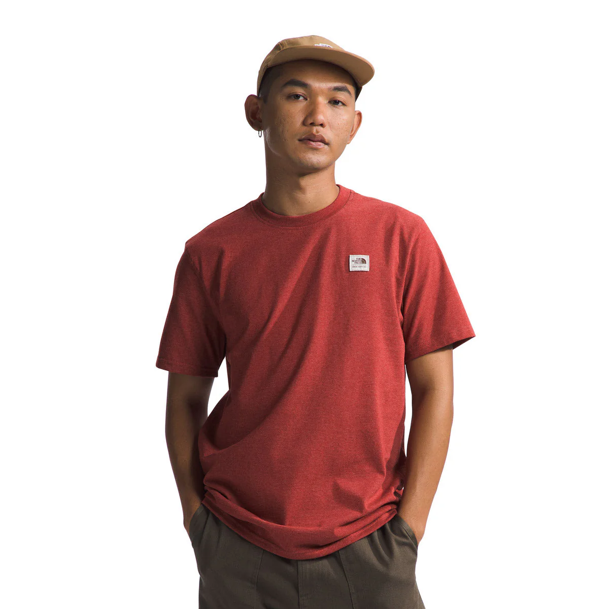 Men's S/S Heritage Patch Heathered Tee - Image 2