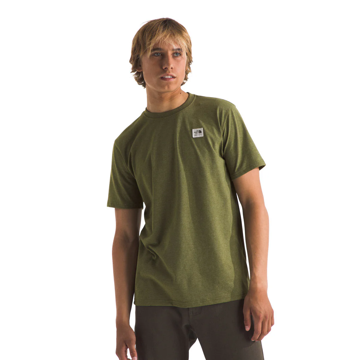 Men's S/S Heritage Patch Heathered Tee - Image 5