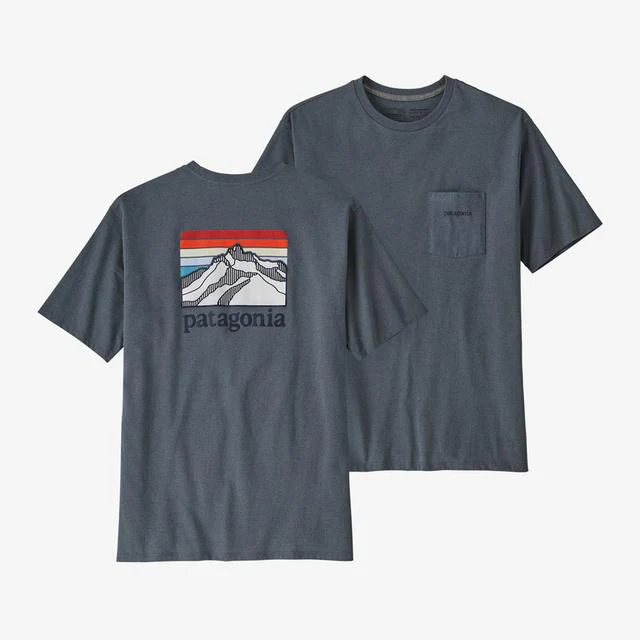 Men's Line Logo Ridge Pocket Responsibili-Tee - Image 19