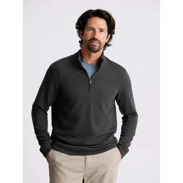 Men's Waffle Quarter Zip - Image 2