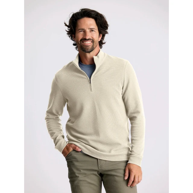 Men's Waffle Quarter Zip - Image 3