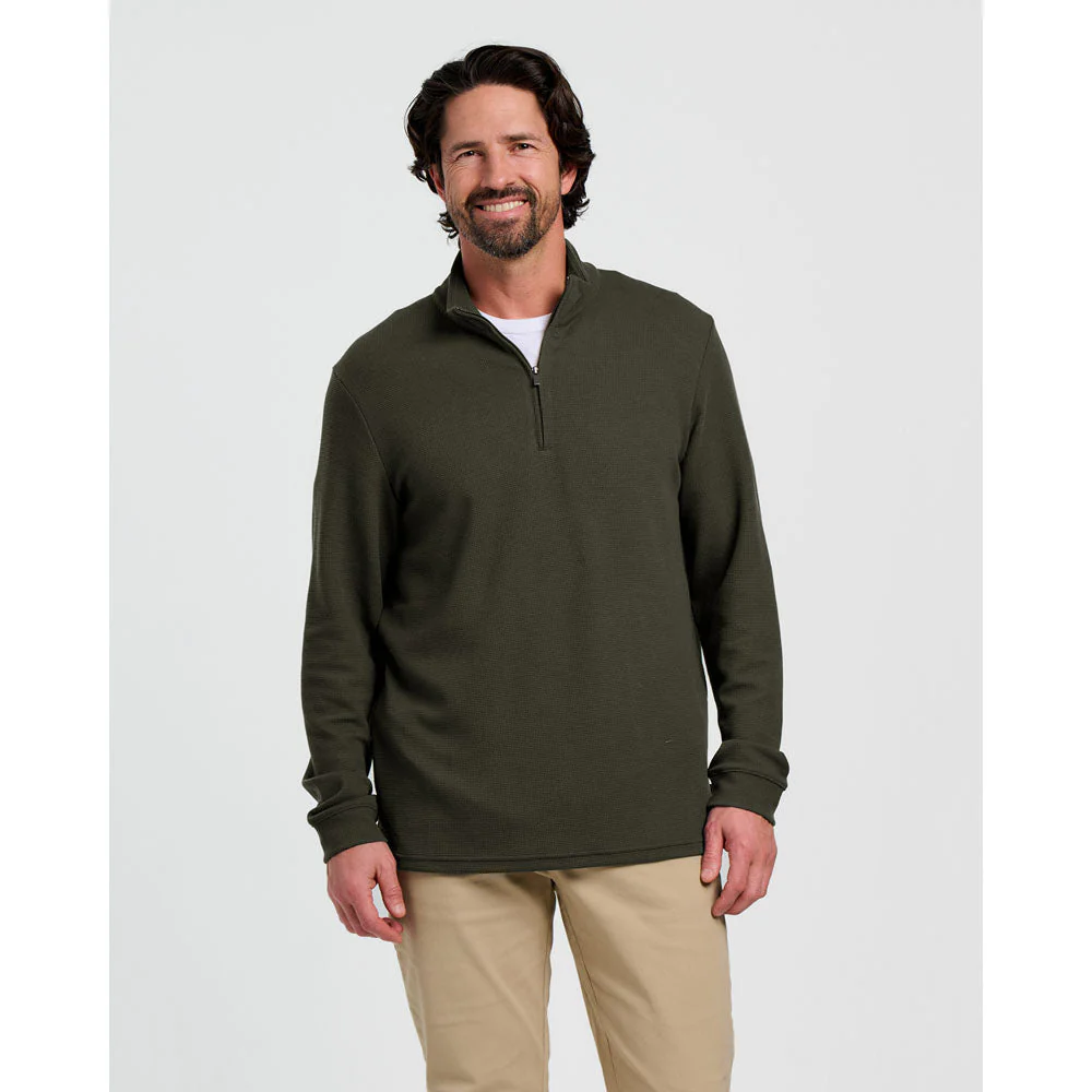 Men's Waffle Quarter Zip - Image 4