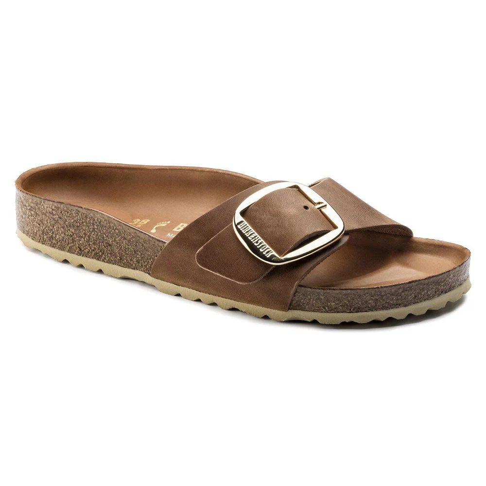 Madrid Big Buckle Oiled Leather - Narrow - Image 3