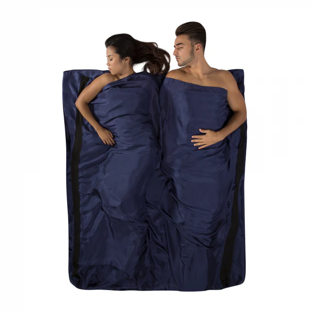 Premium Silk Travel Liner - Mummy with Hood - Image 2