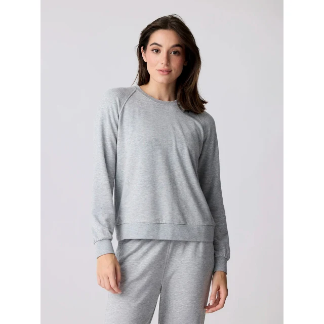 Women's Bamboo Lightweight Fleece Crew - Image 7