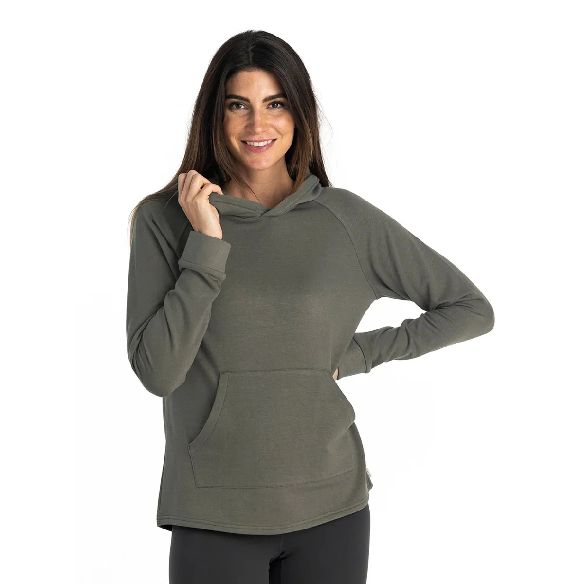 Women's Bamboo Lightweight Fleece Hoodie - Image 6