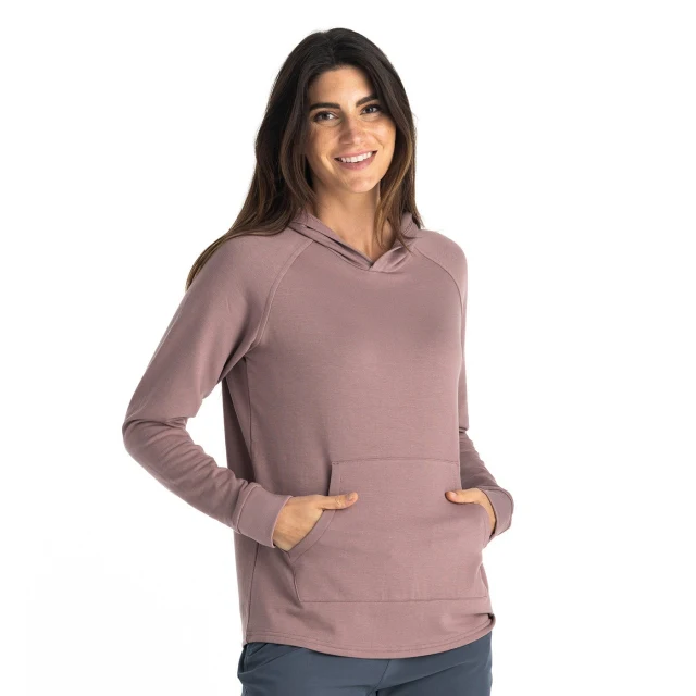 Women's Bamboo Lightweight Fleece Hoodie - Image 8