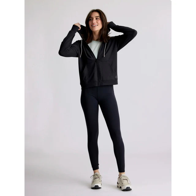 Women's Bamboo Lightweight Fleece Zip Hoodie - Image 3