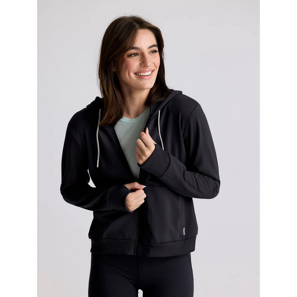 Women's Bamboo Lightweight Fleece Zip Hoodie - Image 4