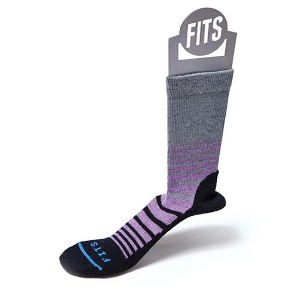 Women's Casual Color Block Stripe Crew Socks - Image 3
