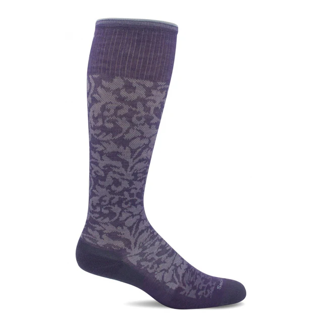Women's Damask Graduated Compression Socks - Image 4