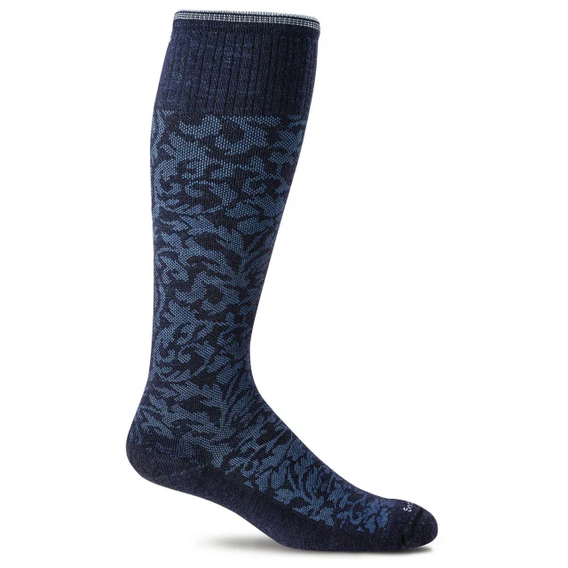 Women's Damask Graduated Compression Socks - Image 5