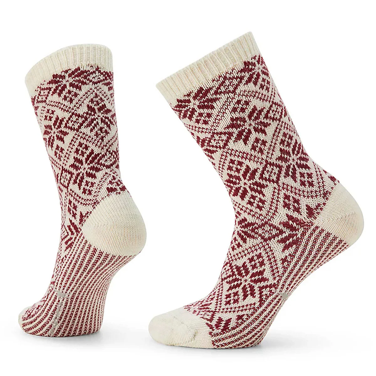 Women's Everyday Traditional Snowflake Crew Socks - Image 2