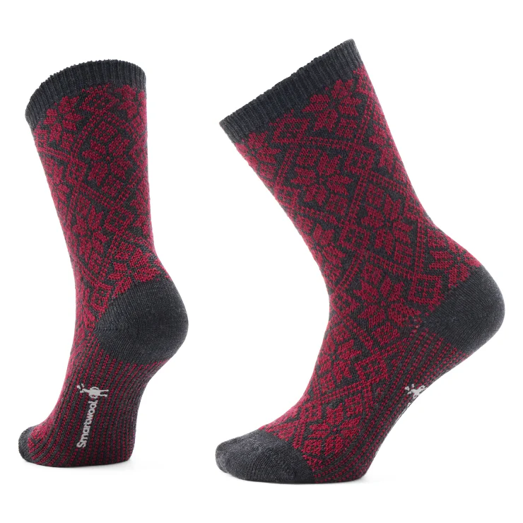 Women's Everyday Traditional Snowflake Crew Socks - Image 5