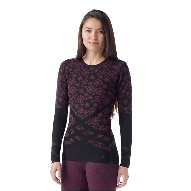 Women's Intraknit Thermal Merino Base Layer Pattern Crew - Image 3
